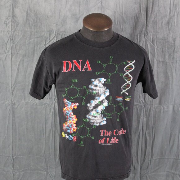 Vintage Graphic T-shirt - DNA Big Graphic - Men's Medium - Picture 4 of 11